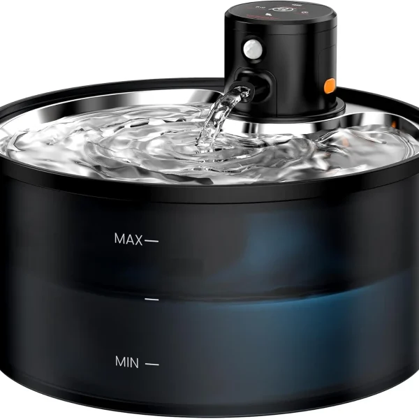 Cordless Pet Water Fountain with Motion Sensor
