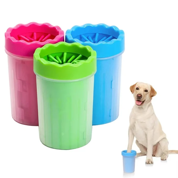 1Pc Pet Foot Wash Cup S L XL Silicone Brush Dirt Remover For Clean Paws