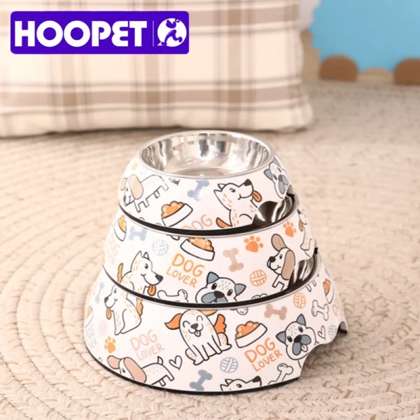HOOPET Stainless Steel Bowl Feeding Water Drinking Bowls