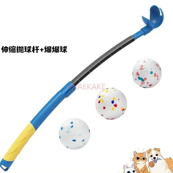 Swinging Stick Ball Throwing For Training Outdoors