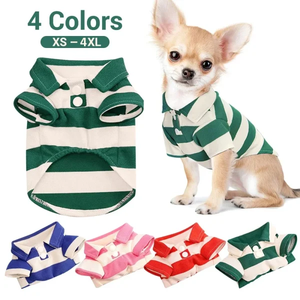 Pet T-Shirt Summer Light Breathable Casual Daily Outfit
